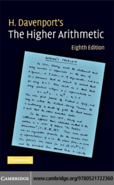 Higher Arithmetic