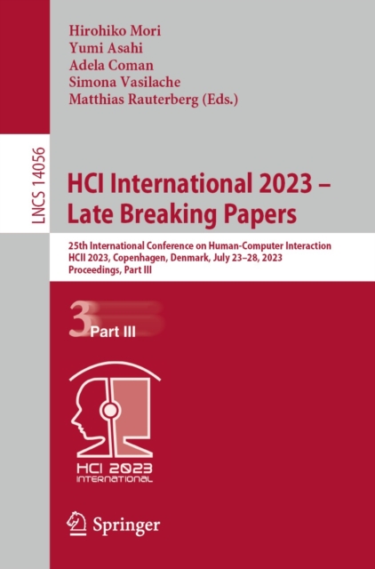 HCI International 2023 - Late Breaking Papers