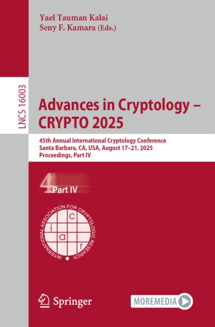 Advances in Cryptology - CRYPTO 2025