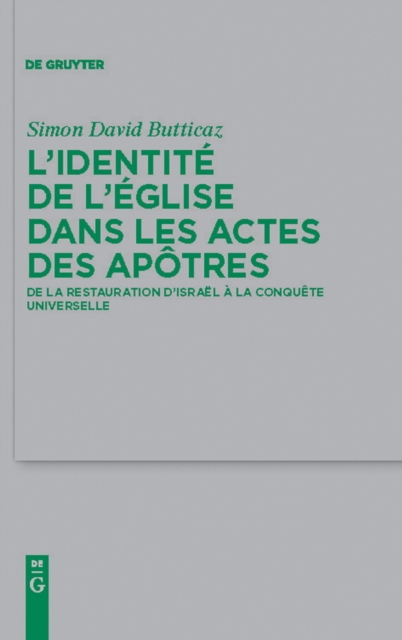 L'identité de l'Église dans les Actes des apôtres