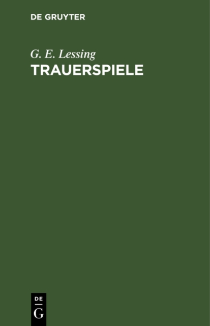 Trauerspiele