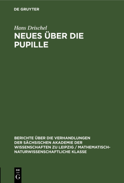 Neues uber die Pupille