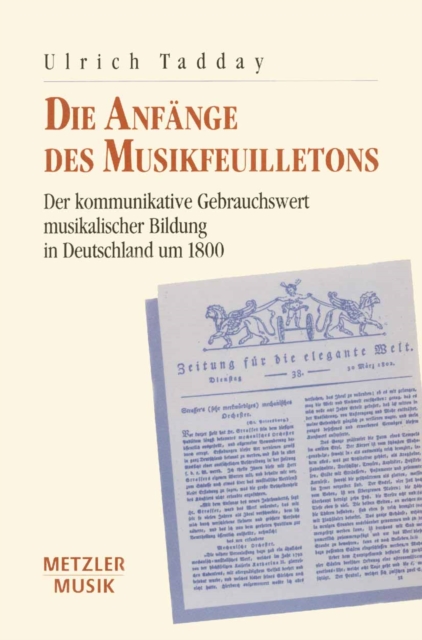 Die Anfänge des Musikfeuilletons