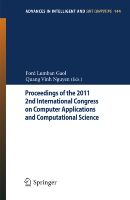 Proceedings of the 2011 2nd International Congress on Computer Applications and Computational Science