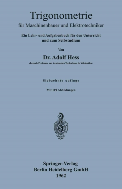 Trigonometrie für Maschinenbauer und Elektrotechniker