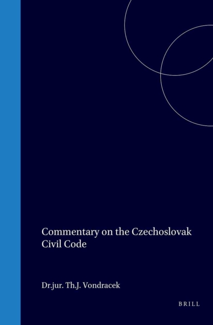 Commentary on the Czechoslovak Civil Code