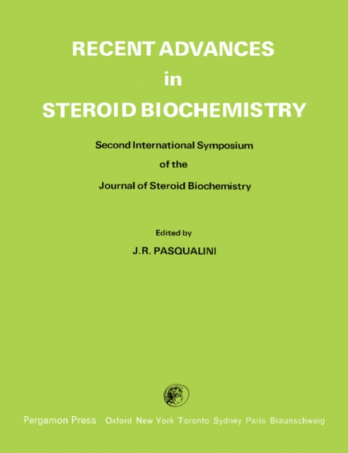 Recent Advances in Steroid Biochemistry