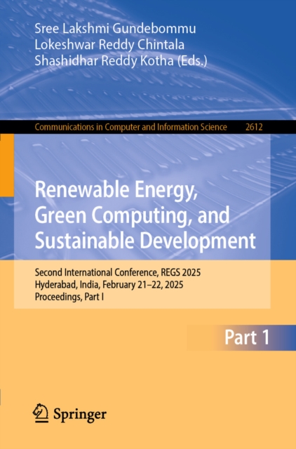 Renewable Energy, Green Computing, and Sustainable Development