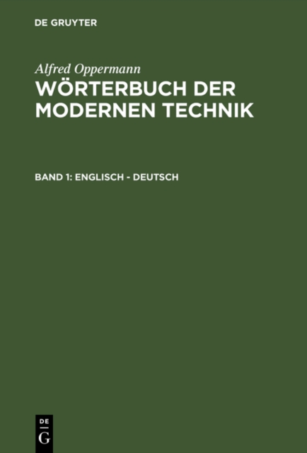 Englisch – Deutsch
