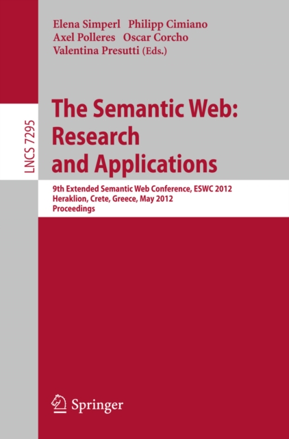Semantic Web: Research and Applications