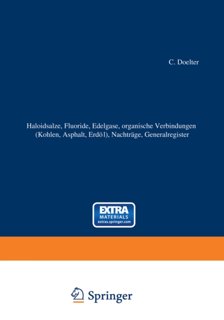 Sulfate, Chrom, Molybdän, Wolfram, Uran, Haloidsalze und Salzlagerstätten