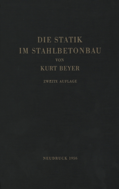 Die Statik im Stahlbetonbau