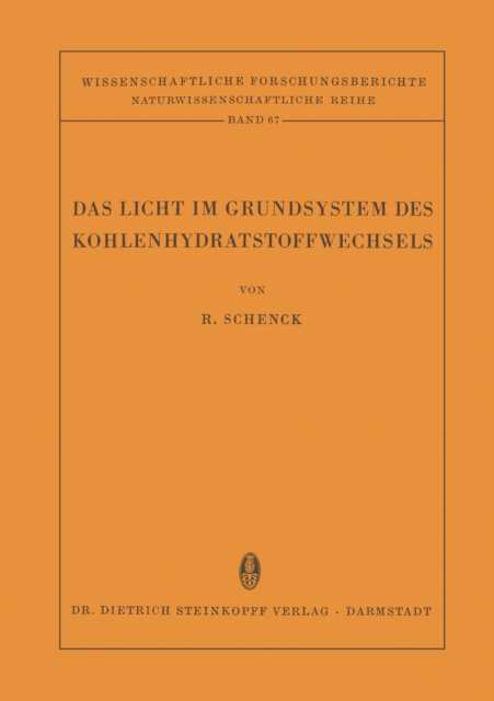 Das Licht im Grundsystem des Kohlenhydratstoffwechsels