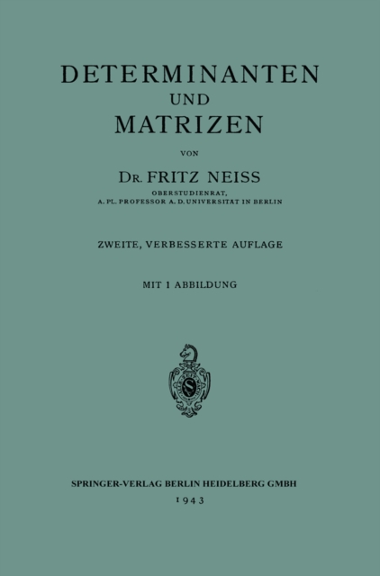 Determinanten und Matrizen