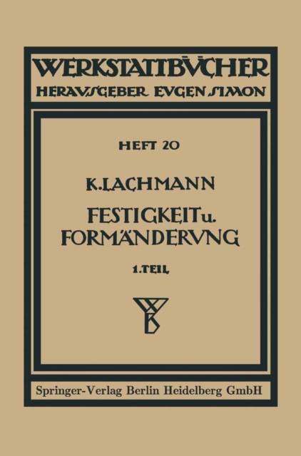 Festigkeit und Formänderung