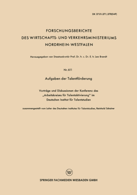 Aufgaben der Talentförderung