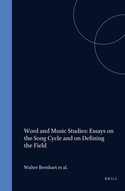 Essays on the Song Cycle and on Defining the Field