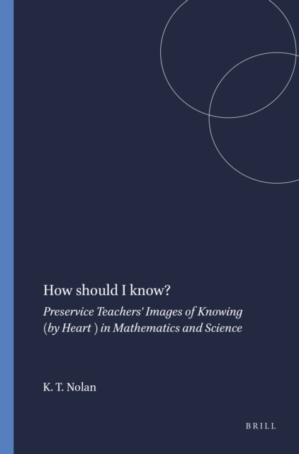 How should I know?