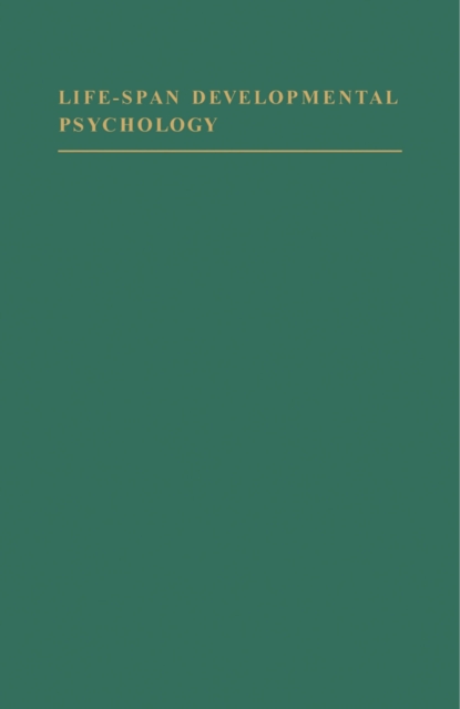 Life-Span Developmental Psychology