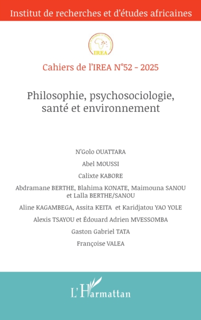 Philosophie, psychosociologie, santé et environnement
