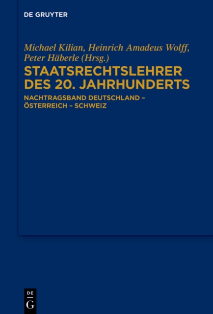 Staatsrechtslehrer des 20. Jahrhunderts