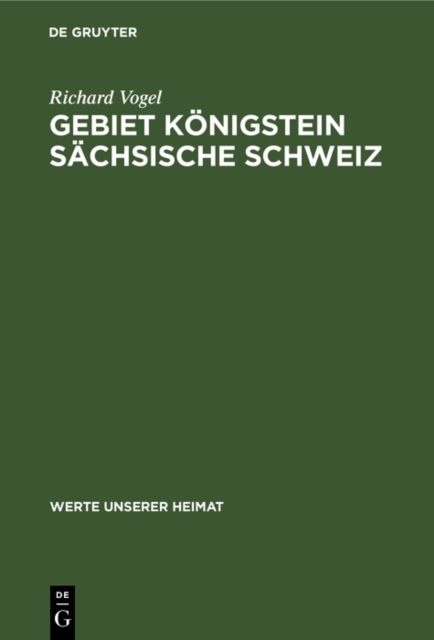 Gebiet Konigstein Sachsische Schweiz