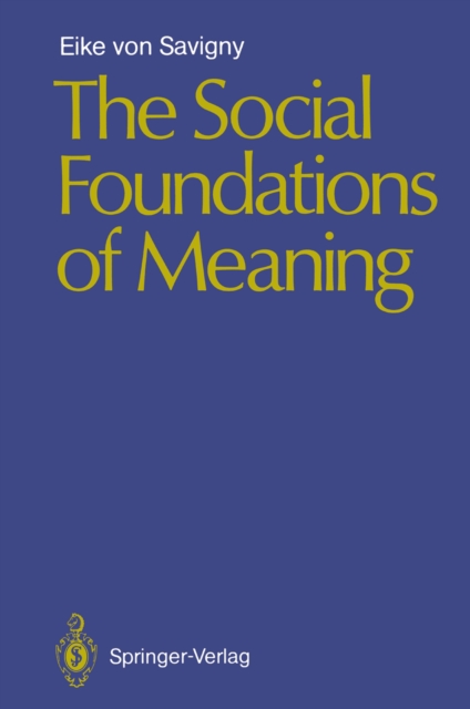 Social Foundations of Meaning