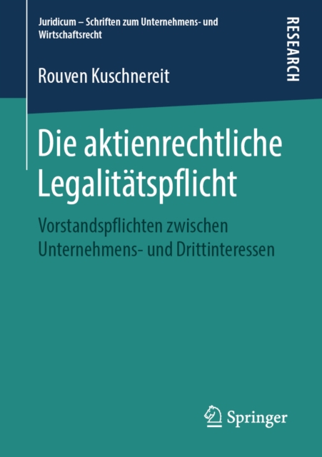 Die aktienrechtliche Legalitätspflicht