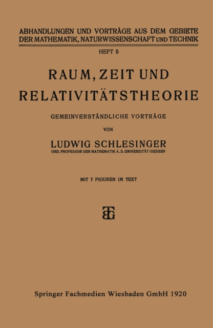 Raum, Zeit und Relativitätstheorie