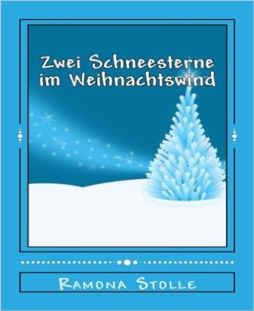 Zwei Schneesterne im Weihnachtswind
