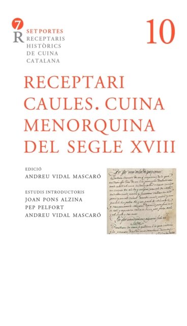 Receptari Caules. Cuina Menorquina del segle XVIII