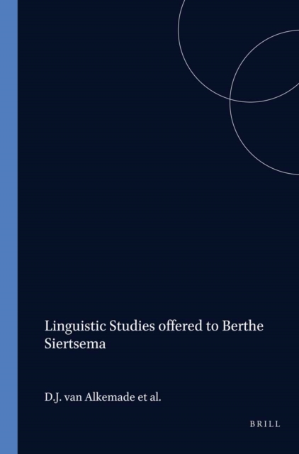 Linguistic Studies offered to Berthe Siertsema