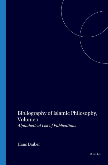 Bibliography of Islamic Philosophy, Volume 2