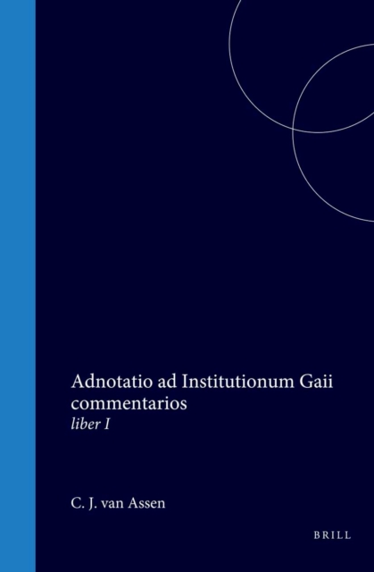 Adnotatio ad Institutionum Gaii commentarios