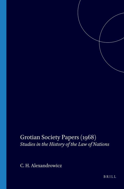 Grotian Society Papers (1968)