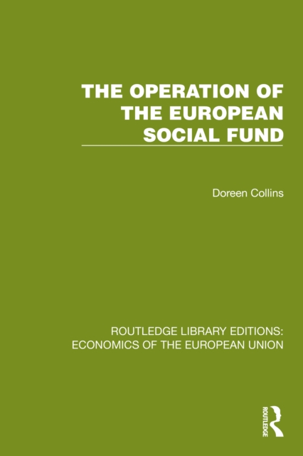 Operation of the European Social Fund