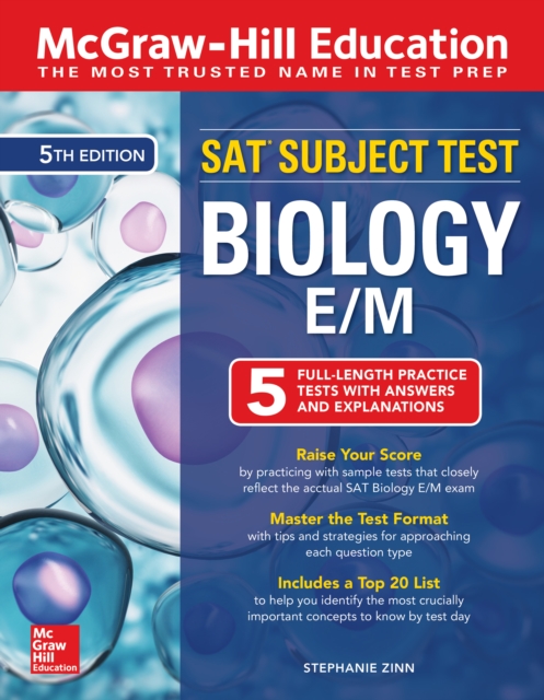 McGraw-Hill Education SAT Subject Test Biology, Fifth Edition