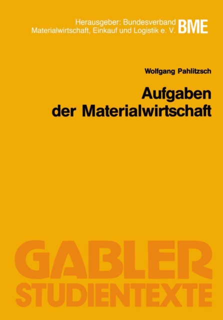 Aufgaben der Materialwirtschaft