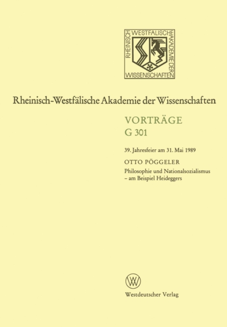 Philosophie und Nationalsozialismus — am Beispiel Heideggers