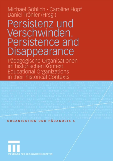 Persistenz und Verschwinden. Persistence and Disappearance