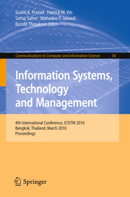 Information Systems, Technology and Management