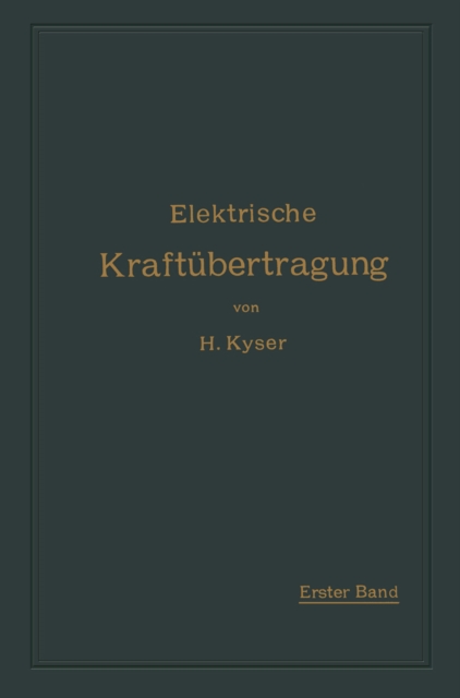 Die Motoren, Umformer und Transformatoren