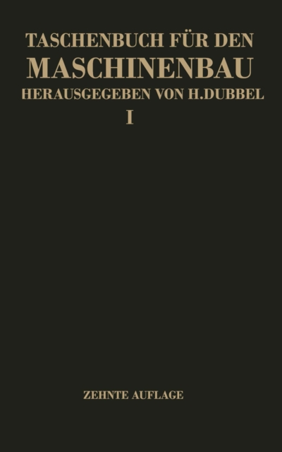 Taschenbuch für den Maschinenbau