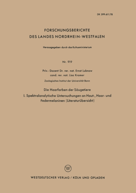 Die Haarfarben der Säugetiere