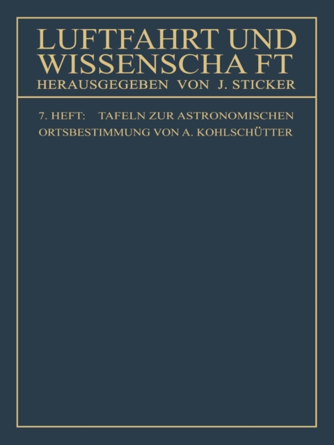 Tafeln zur astronomischen Ortsbestimmung