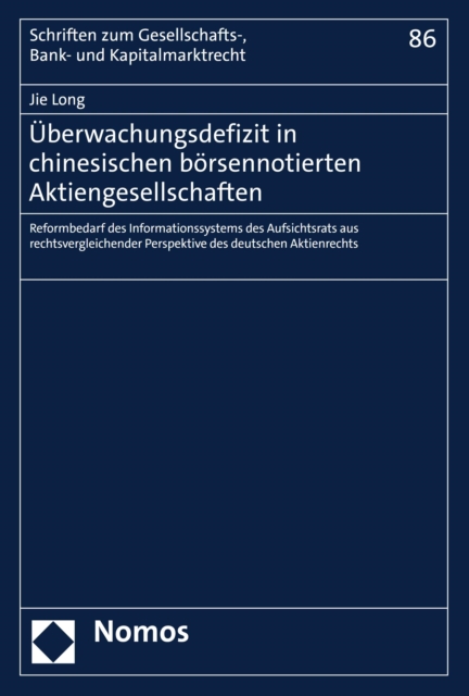 Überwachungsdefizit in chinesischen börsennotierten Aktiengesellschaften
