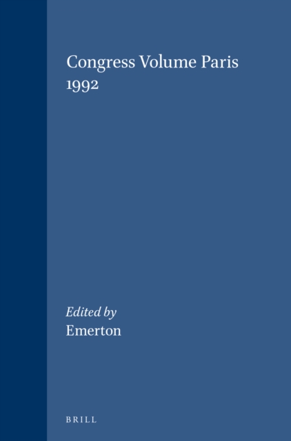 Congress Volume Paris 1992
