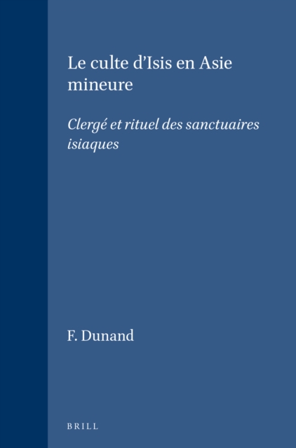 culte d'Isis en Asie mineure