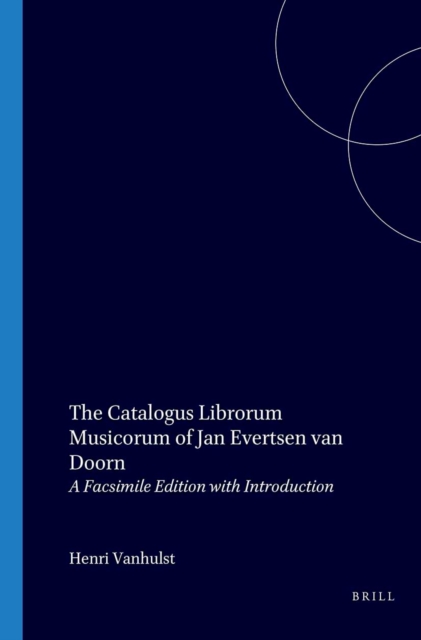 catalogus librorum musicorum of Jan Evertsen van Doorn (Utrecht, 1639)