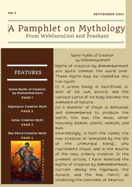 Pamphlet on Mythology From WebGuruCool and Prashant
